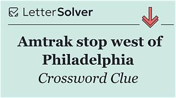 Crosswords: Amtrak Stop