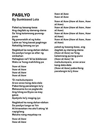 Exploring the Meaning Behind the Pasilyo Lyrics