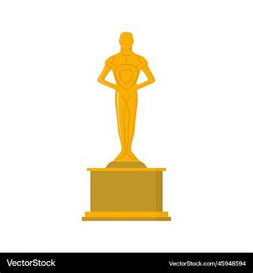 High-Quality Vector Graphics of Coveted Oscar Awards