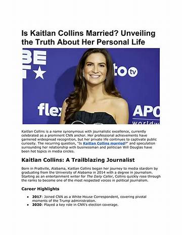 Unveiling the Life of Kaitlan Collins and Her Husband